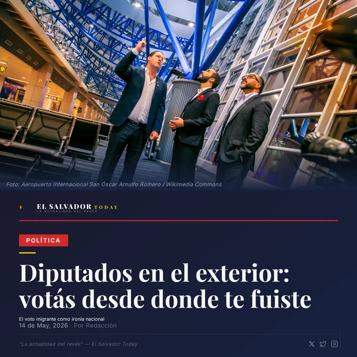Diputados en el exterior: votás desde donde te fui