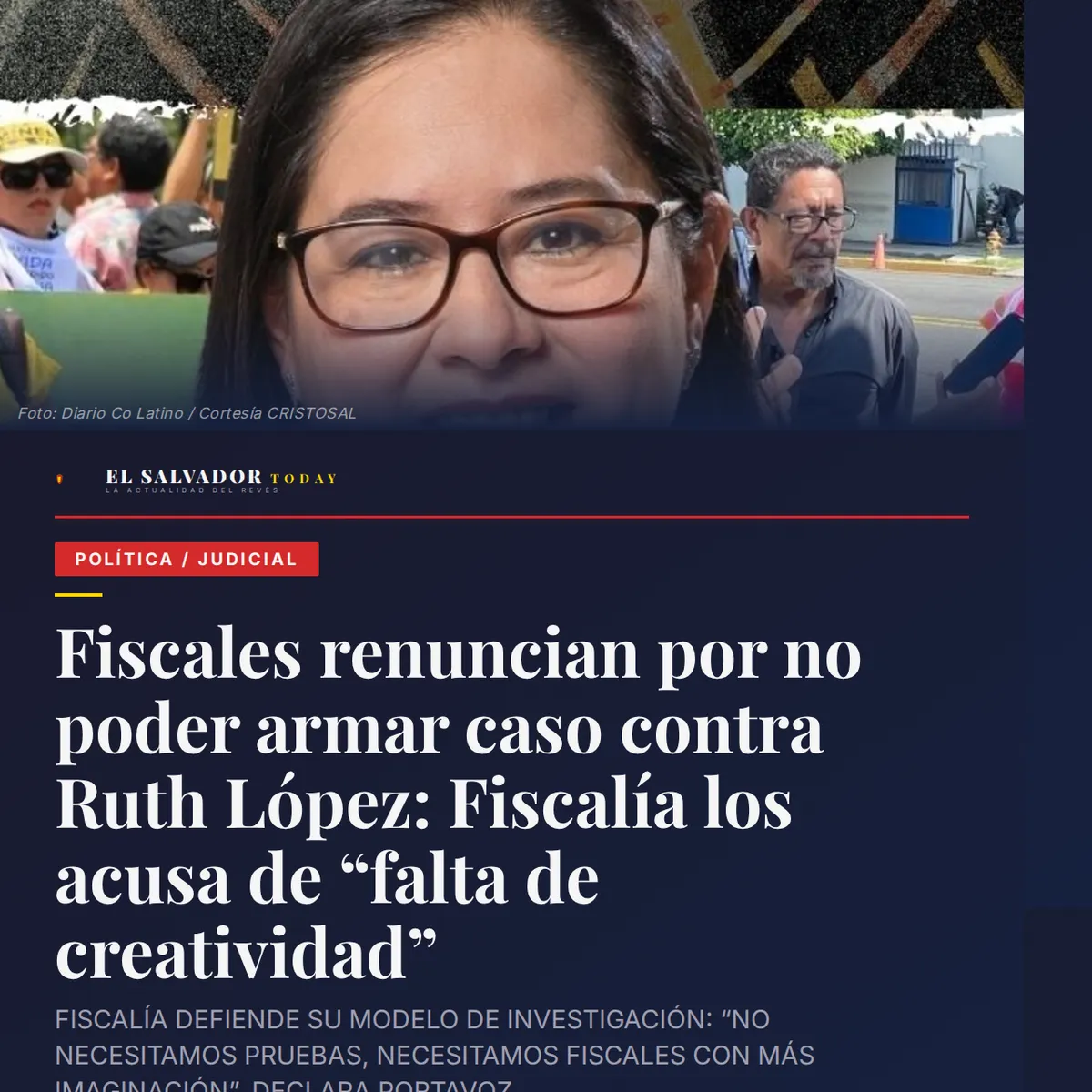 Fiscales renuncian por no poder armar caso contra 