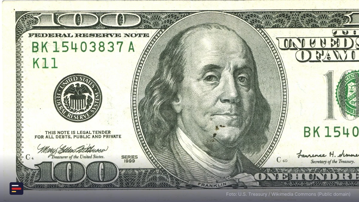 Billete de cien dólares estadounidenses